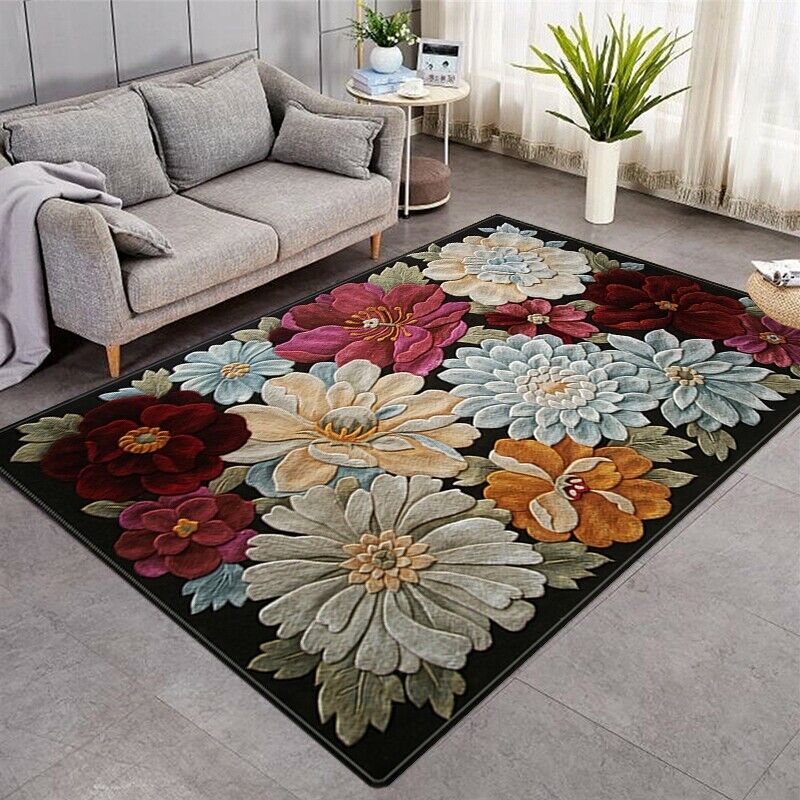 Home Rugs Living Room Bedroom Area Rug Carpet Floor Mat Indoor Entrance Doormat