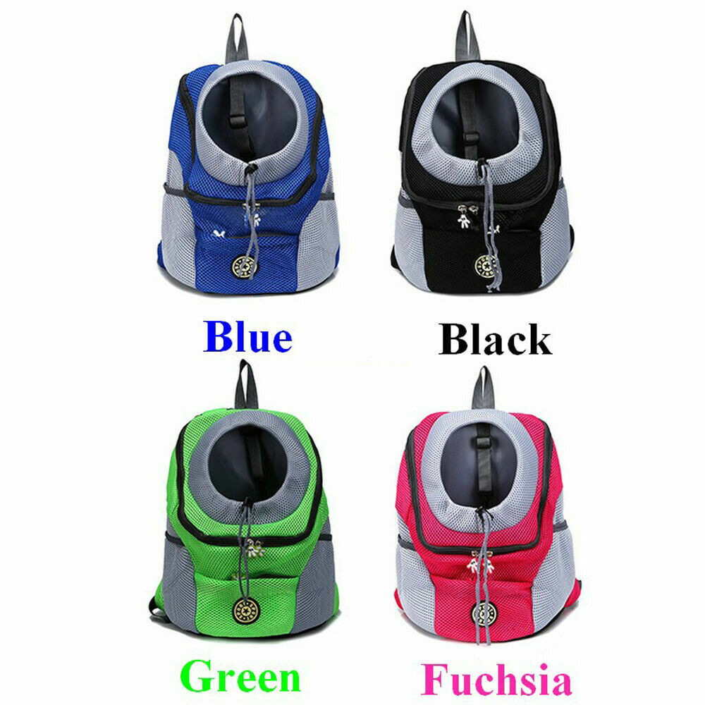 Puppy Travel Mesh Pet Dog Carrier Backpack Front Travel Portable Shoulder Bag AU