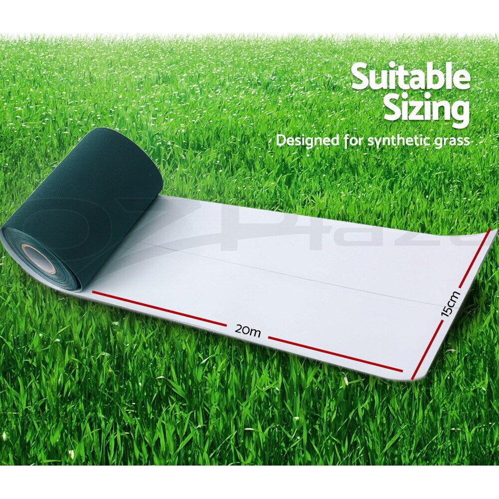 Primeturf Synthetic Grass Artificial Self Adhesive 20Mx15CM Turf Joining Tape