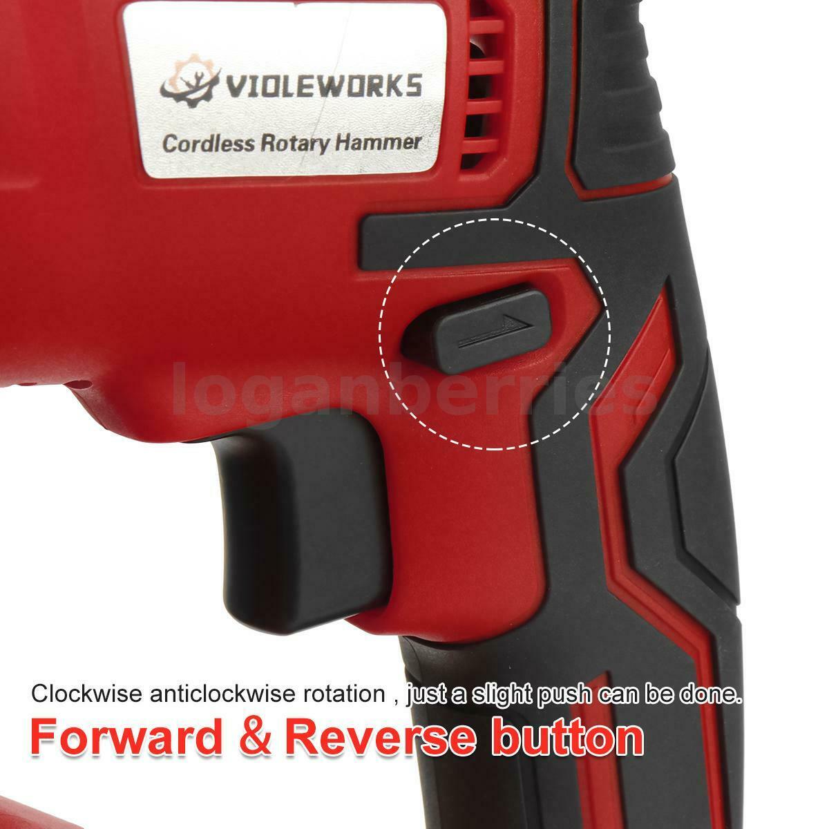 Brushless Cordless Rotary SDS Hammer Impact Drill Body For Makita 18V Battery