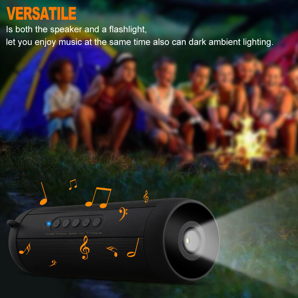 Portable Wireless Bluetooth Stereo Music Waterproof Speaker for iPhone Samsung