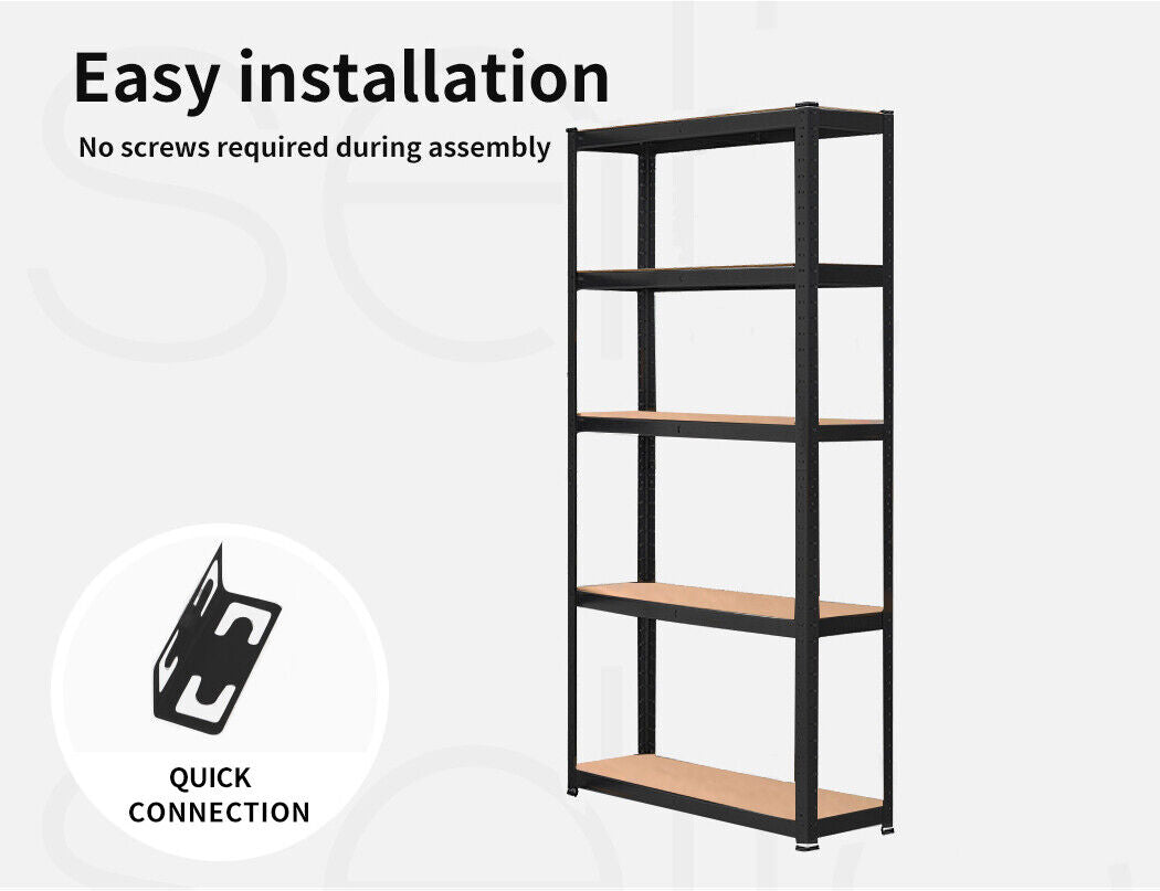 Traderight Warehouse Shelving Garage Shelves Steel Pallet Storage 1.8X0.9X0.4M