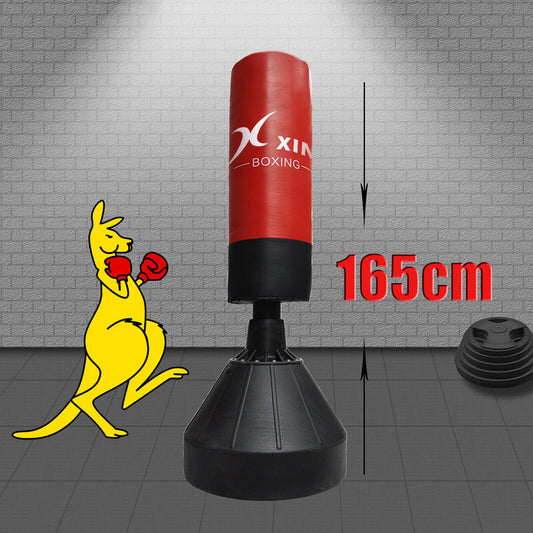 Free Standing Boxing Punching Bag - Boxing Stand Dummy Target Fitness Kick MMA