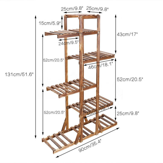 MULTI STYLE PLANT STAND SHELF MULTI FLOWER POT ORGANIZER HOLDER RACK HEAVY DUTY