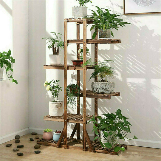 MULTI STYLE PLANT STAND SHELF MULTI FLOWER POT ORGANIZER HOLDER RACK HEAVY DUTY