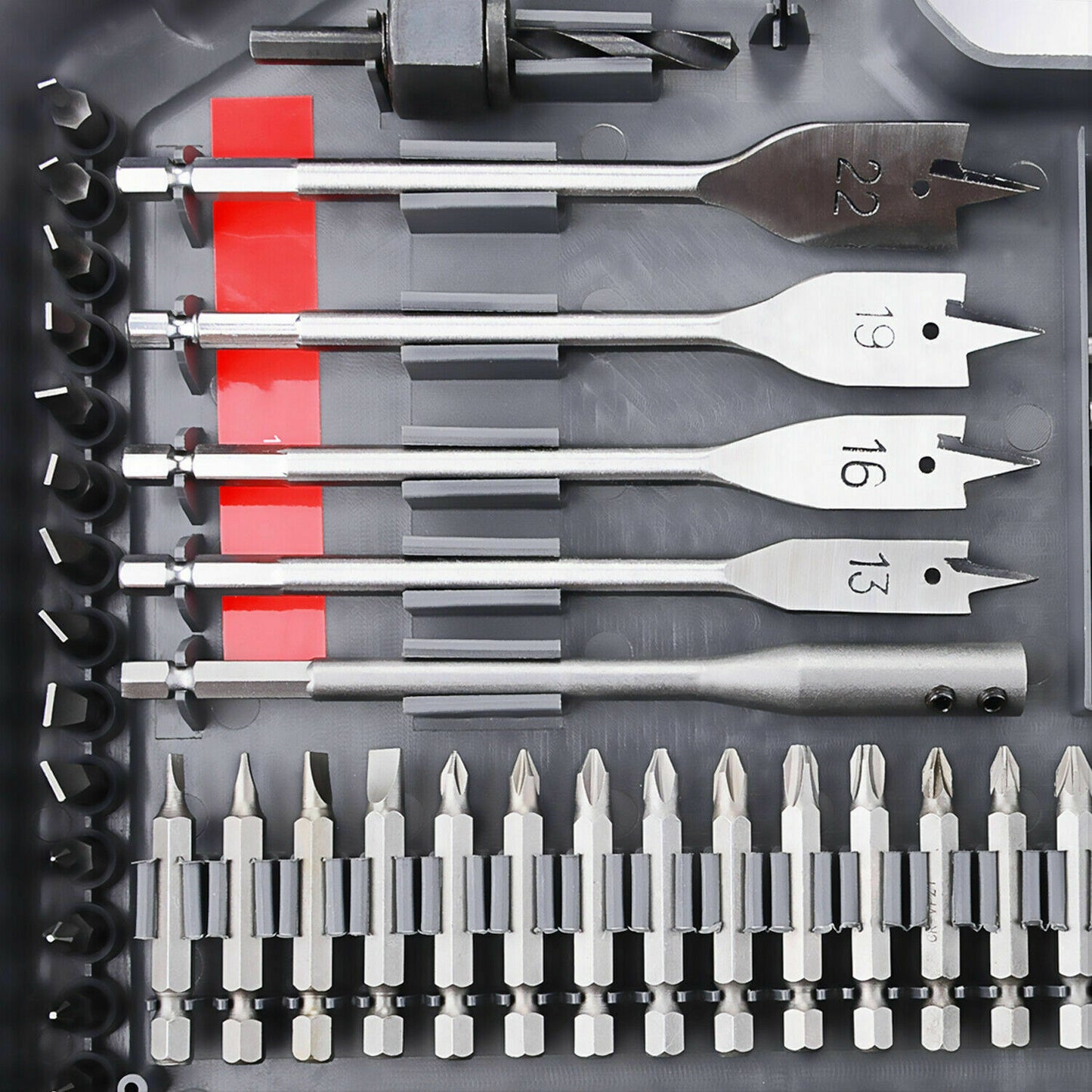 260PC COMBINATION METRIC TITANIUM DRILL BIT WOOD METAL MASONRY SET+ CASE ND-1008