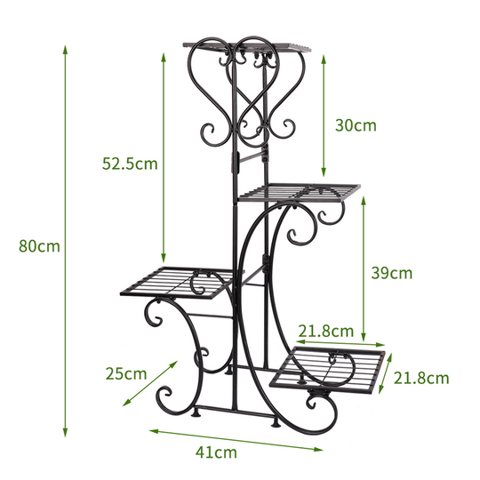 MULTI STYLE PLANT STAND SHELF MULTI FLOWER POT ORGANIZER HOLDER RACK HEAVY DUTY