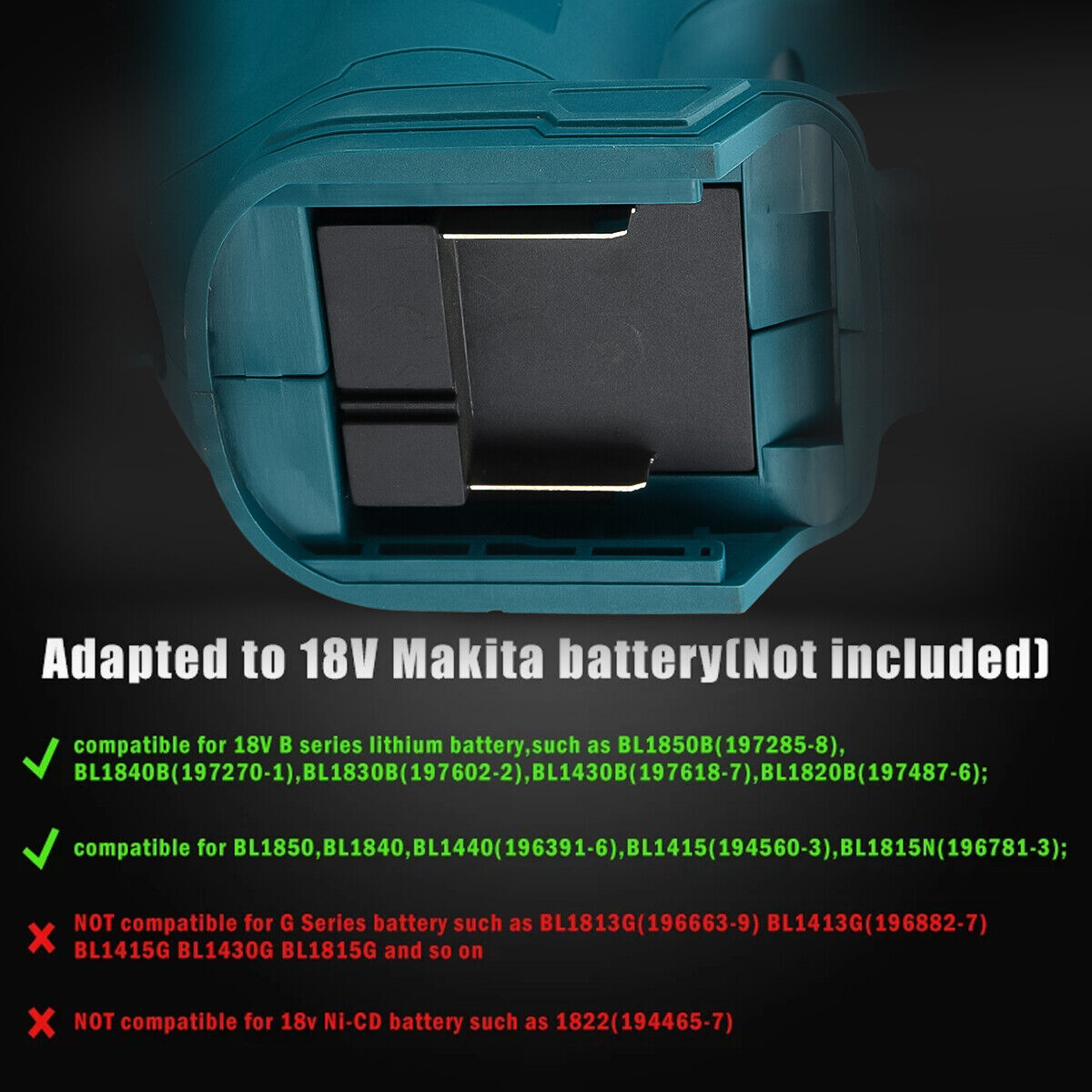 Cordless Electric Reciprocating Saw +4 Cutter Blades Tool For Makita 18V Battery