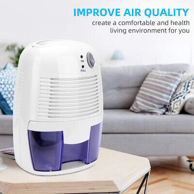 500ML PORTABLE ELECTRIC MINI DEHUMIDIFIER AIR DRYER HOME OFFICE DRYING MOISTURE