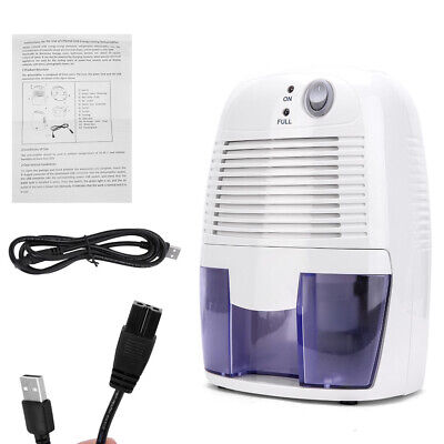 500ML PORTABLE ELECTRIC MINI DEHUMIDIFIER AIR DRYER HOME OFFICE DRYING MOISTURE